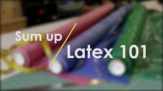 Sum up Latex 101