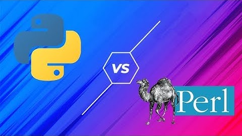 Python vs Perl