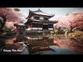 Japanese Flute Music Lake Surface And Falling Cherry Blossoms Relaxing Meditation Healing mp3