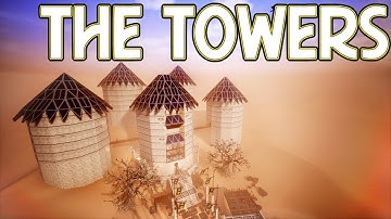 Conan Exiles: Spawn Castle "The Towers" - Speed Build