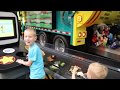 Garbage Truck and Recycling Center at Discovery Cube | Kids Fun and Pretend Play with Mike and Jake