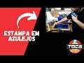 Como Imprimir Azulejos com SERIGRAFIA  (Passo a Passo - Registro, impressão e limpeza de tela)