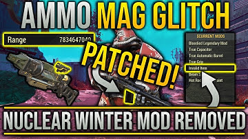 Fallout 76 Ammo Mag Glitch Patched, Nuclear Winter Mod Removed, Massive Range Bug - PTS!