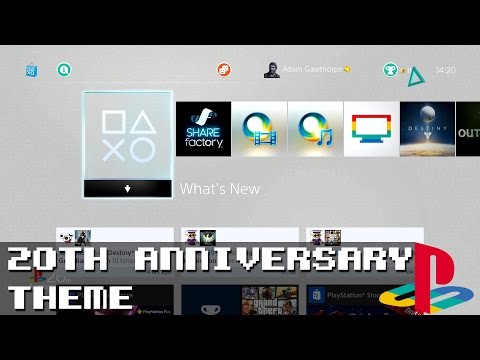 PS4 - Playstation 1 20th Anniversary Theme!