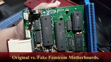 Famicom A/V Mod Part 2: Original Vs. Fake Famicom