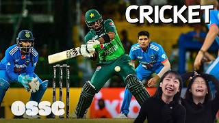 Korean Girls React To Cricket Insane Moments |