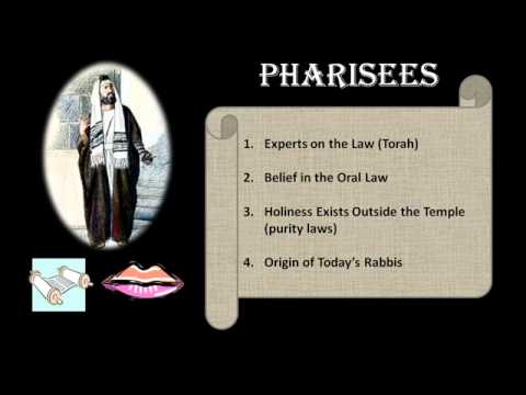 Pharisees and Sadducees YouTube - YouTube