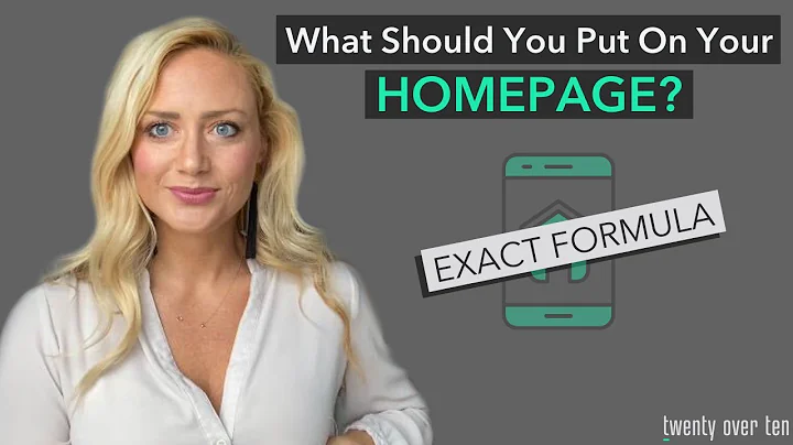 What Should You Put on Your Websites Homepage? (EX...
