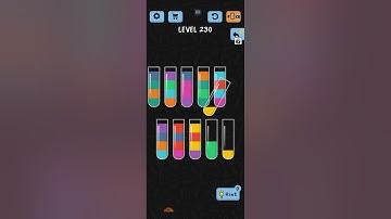 water color sort level 230 walkthrough solutions iOS