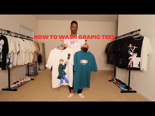 HOW TO Wash and Maintain Graphic T Shirts - YouTube