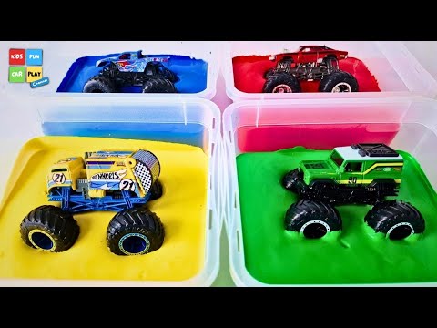 Monster Trucks and Colors: Fun Way to Learn with Big Wheels