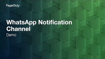 Demo – WhatsApp notifications