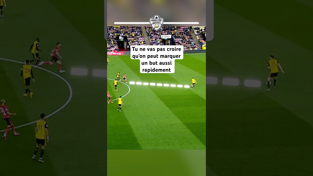 Tu ne vas pas croire qu’on peut marquer un but aussi rapidement #football #analysefootball