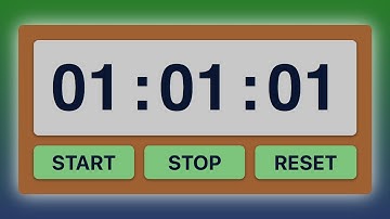 HTML CSS JS - Speed Code - Stopwatch