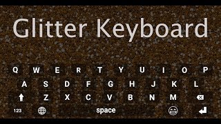 Glitter Keyboard Theme screenshot 1