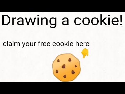 how i draw a cookie - YouTube
