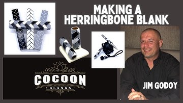Making and Turning a Herringbone Blank with Jim Godoy