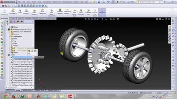 Open Differential working,animation and modelling in Solidworks