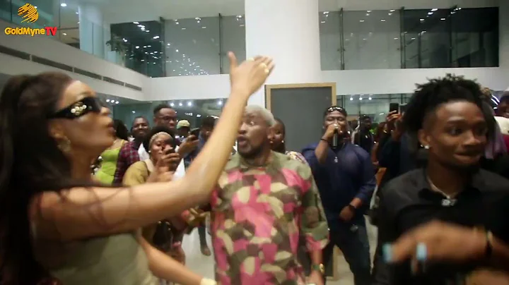 KIEKIE VS SYDNEY TALKER DANCE CHALLENGE AT TRENDD UP AWARDS NOMINATION RECEPTION