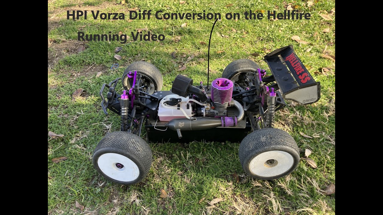 HPI Vorza Diff Conversion on the Hellfire (Part 2) - Running Video