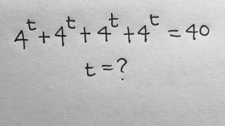 Solve for t in this nice Algebra equation | Math Olympiad Mathematics