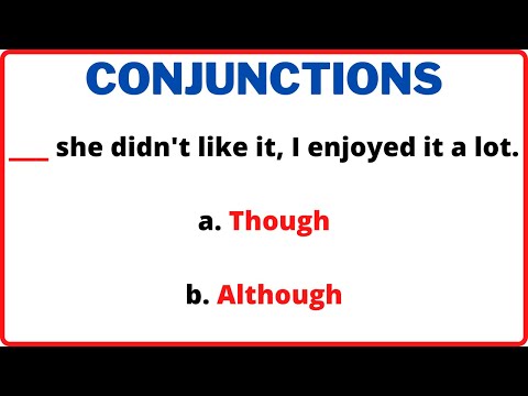 ⁣English Grammar Quiz: Conjunction Exercises | English MasterClass #learn_english