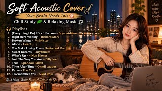 Soft Acoustic Cover 🎸 | Your Brain Needs This🌺 | Chill Study 🌿& Relaxing Music🎵 screenshot 4