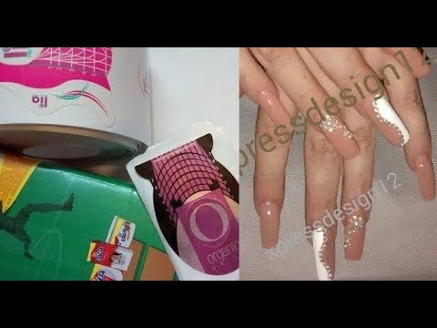 FORMAS O PLANTILLAS CASERAS PARA HACER UÑAS ESCULTURAS - YouTube