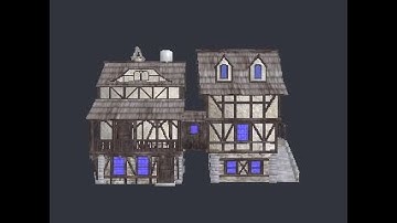 3D Model of medieval - file medieval-house.fbx