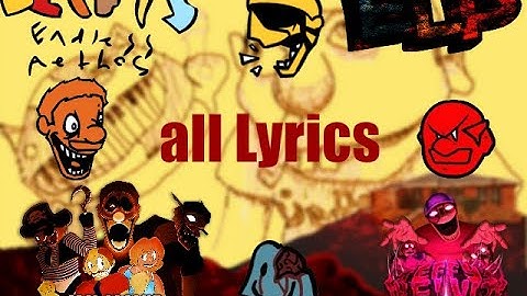 All Lyrics In All Mods By Jeffy