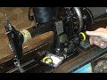 Старинная швейная машинка Seidel Naumann.Колечко на моталку с Алиэкспресс
