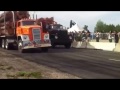 antique Log Trucks drag race Dodge Detroit Diesel power Quebec Big Rigs 2-stroke engines