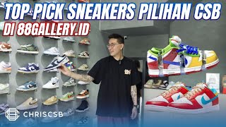 Top Pick Sneakers Pilihan CSB di 88gallery.id Serpong Ada Nike Jordan Yeezy New Balance Travis Scott