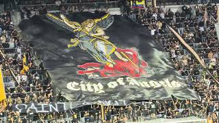 LAFC's tifo vs Toluca at home 
