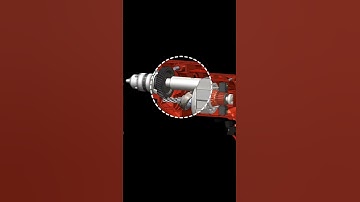 Hammering Action- Drill Machine Working Mechanism#caddesign #solidworks #drill #hammer #engineering