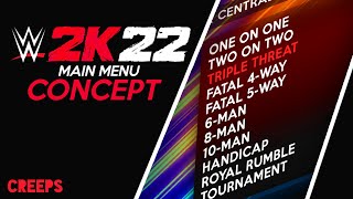 WWE 2K22 Mobile  Android Main Menu & Roster CONCEPT 