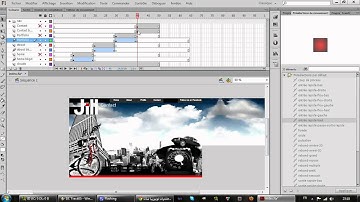 Creating a First WebSite with Adobe Flash CS6 - Part 3.1