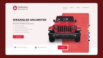 Website UI / Ux Design Tutorial  | Landing Page Designing In Adobe XD