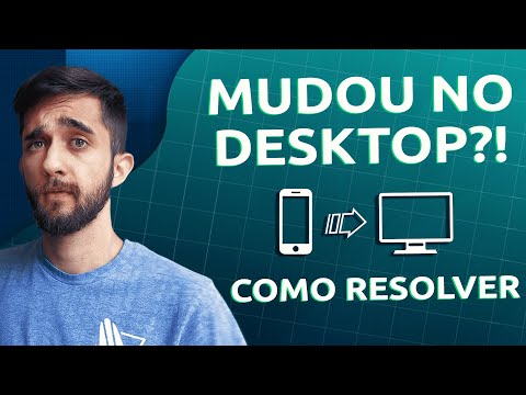 Vídeo: Como vou para o site para desktop no celular?