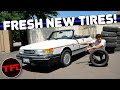 An Old Saab 900 Turbo Is Pretty Bizarre If You've Never Driven One - But New Tires Transform It!