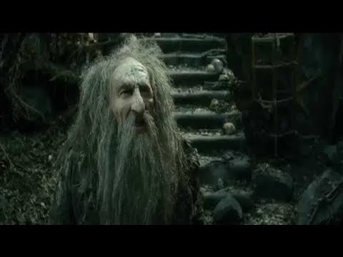 HOBBİT: Smaug'un Çorak Toprakları: Thrain ve Gandalf karşılaşması. (kesilmiş sahne).