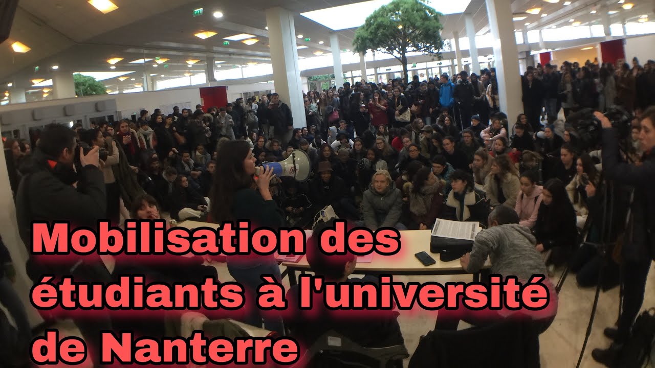 Blocus à l’université Paris Nanterre !