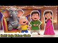 Hathi Raja Kahan Chalen | Hindi Kids Rhymes | Nursey Rhyme | Kids Song | Balgeet | Ballu Mama Tv