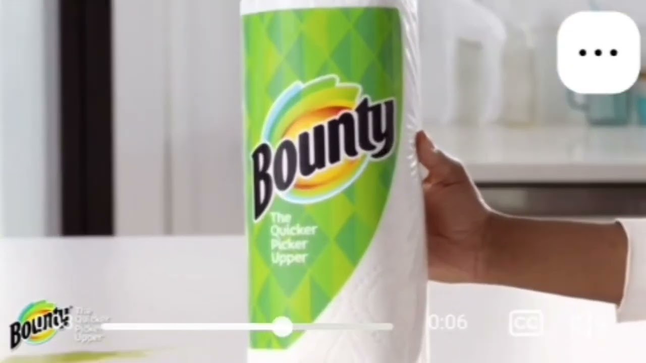 Bounty Paper Towels Commercial Toy (