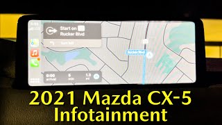 2021 Mazda CX5 Infotainment | IN DEPTH LOOK of 10.25” System & CarPlay Explained