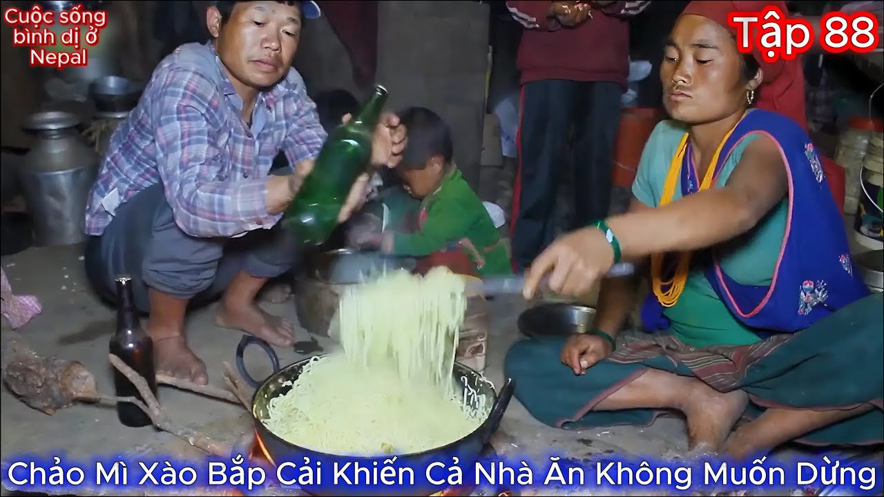 Thúy Hoa Tập 88 - Chảo Mì Xào Bắp Cải Khiến Cả Nhà Ăn Không Muốn Dừng