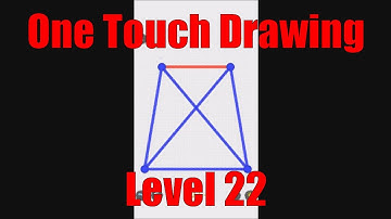 One Touch Drawing Level Stage Niveau Nivel Yровень 22. Solution