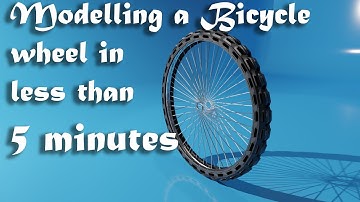 Modelling a bicycle wheel in Blender 3.0 in less than 5 minutes