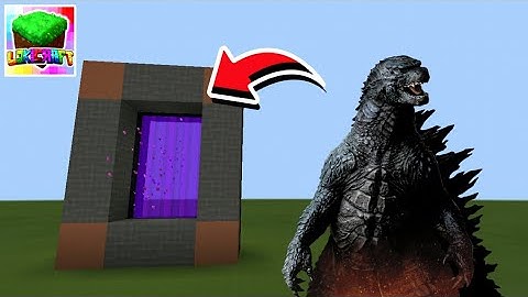 How to Make a PORTAL to GODZILLA in Lokicraft