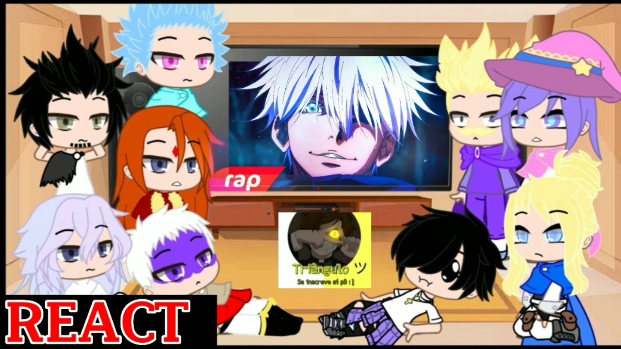 Black Clove React ao Rap do Gojo 7mz #gacha #anime